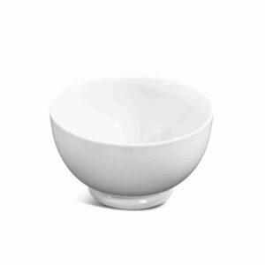 6" White Footed Bowl