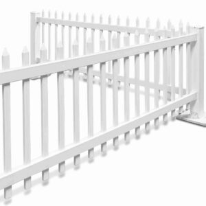 8' White Picket Fence