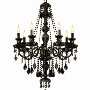 Black Crystal Chandelier