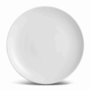 Iris White Salad Desert Plate 8"