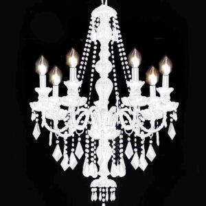 White Crystal Chandelier