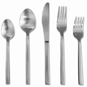 Arezzo Brushed Stainless Flatware Collection