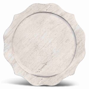 Bennett Whitewash Charger