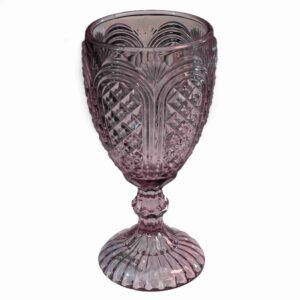 Carousel Amethyst Goblet 11oz