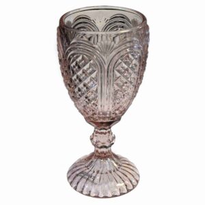 Carousel Solid Pink Goblet 11oz