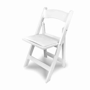 White Kids Folding Chair