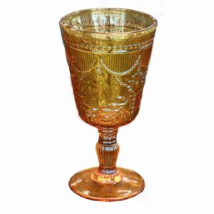 Debutante Amber Goblet 10oz