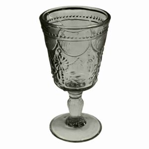 Debutante Smoke Grey Goblet 10oz