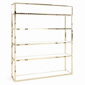 Essex Polished Gold Bar Back