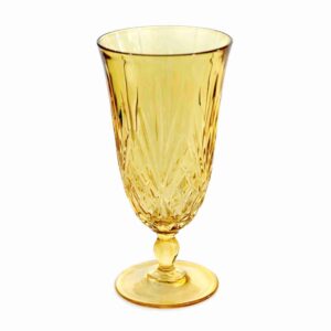 Melodia Amber Water Goblet