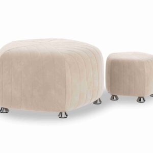 Mini & Biggy Ottoman Pewter