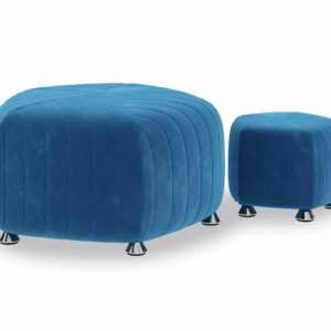 Mini & Biggy Ottoman Sapphire