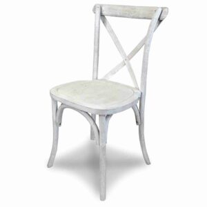 Vineyard Crossback Dining Chair Whitewash